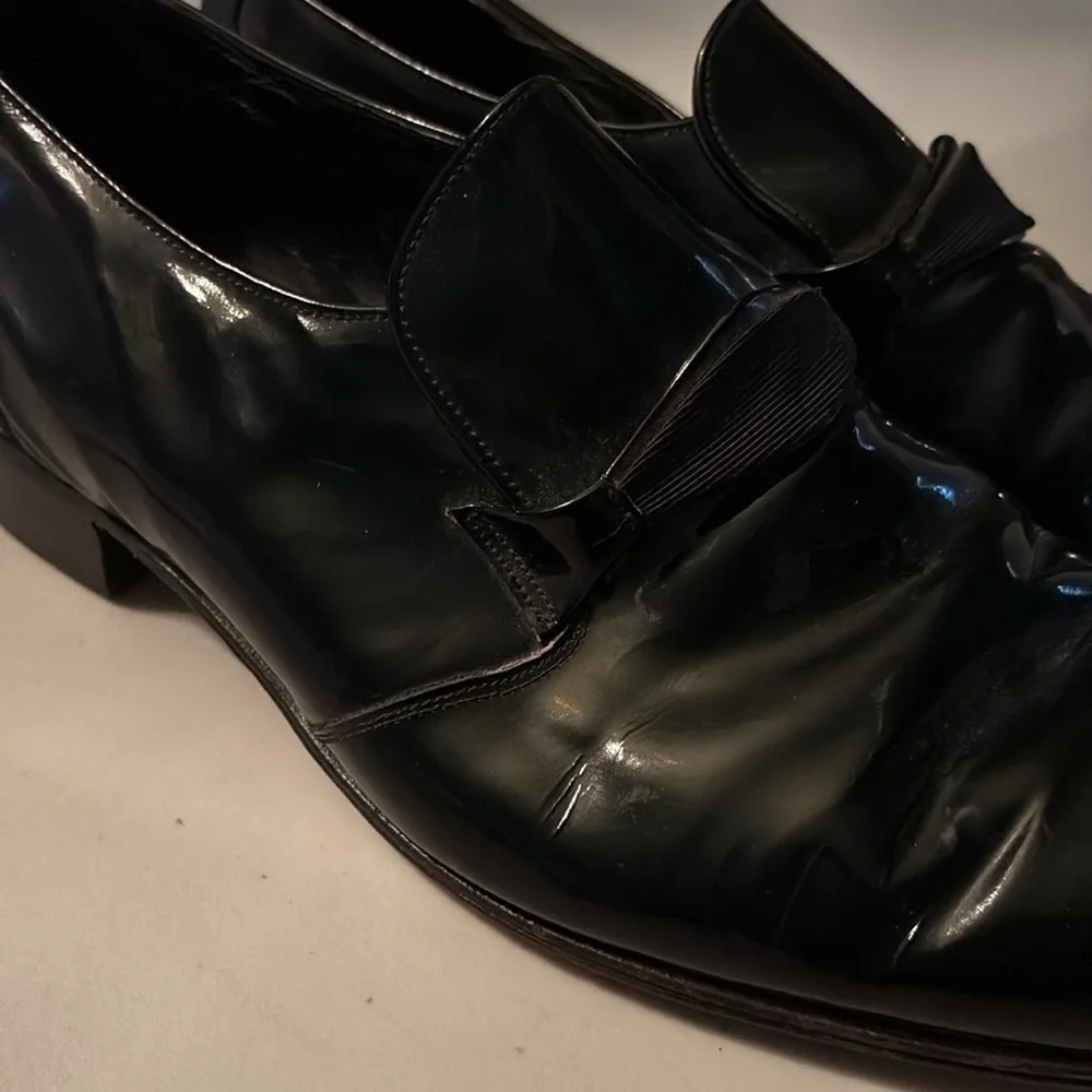 Florsheim - designer collection - Men's Black Patent Formal Shoes.  Size 10.5